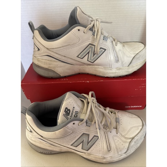 New Balance Unisex 608 V5 WX608WB5 White Running Shoes...